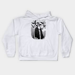 A Hermit Wizard Kids Hoodie